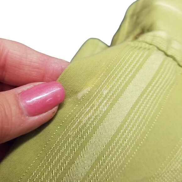 Green 3 Three Name Brand Blouses Button Down & Crewneck Sweater Tops - Picture 6 of 12